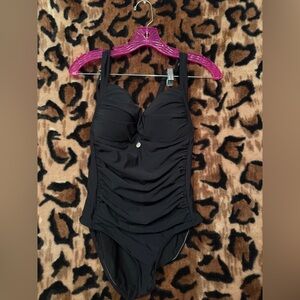 Elegant Black One-Piece Swimsuit